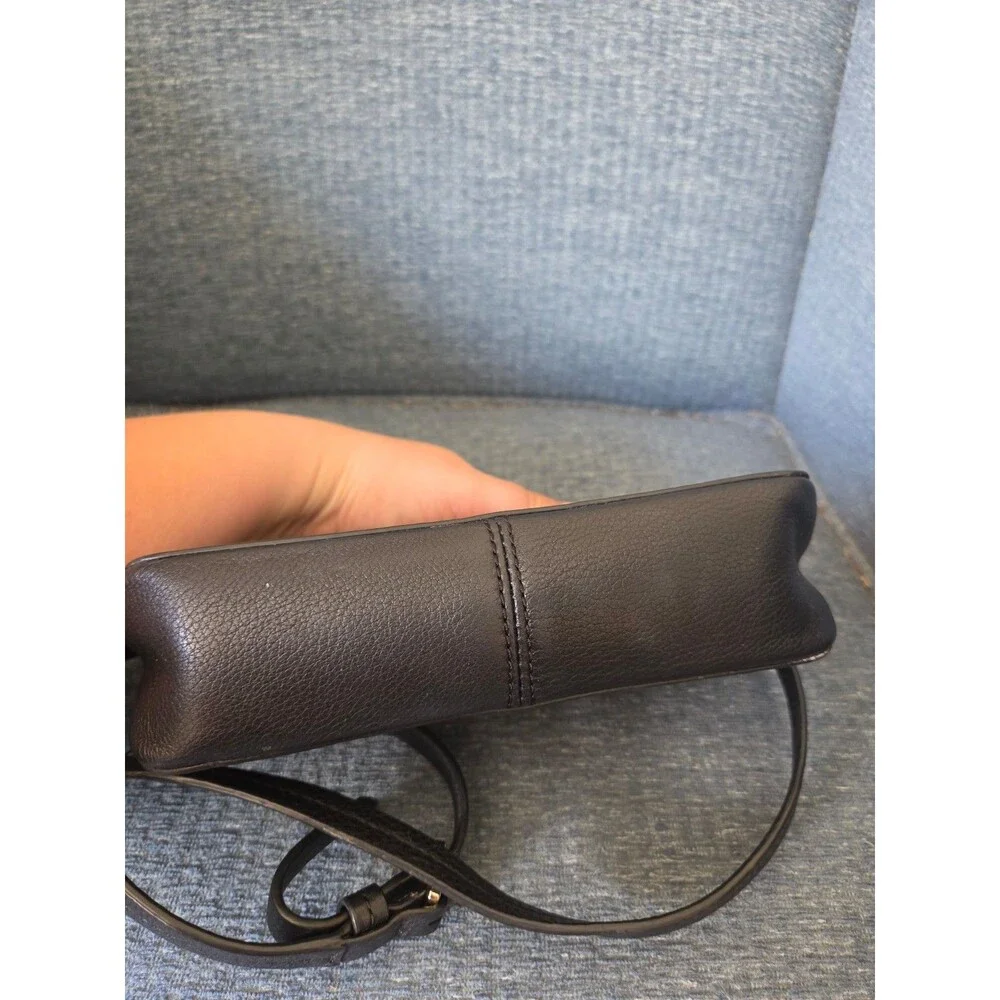Kate Spade Hayes Street Eniko Black Leather Crossbody Bag Bow & Tassels